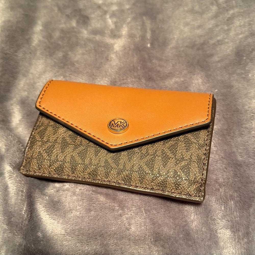 Michael Kors Tan and Brown Women's Wallet